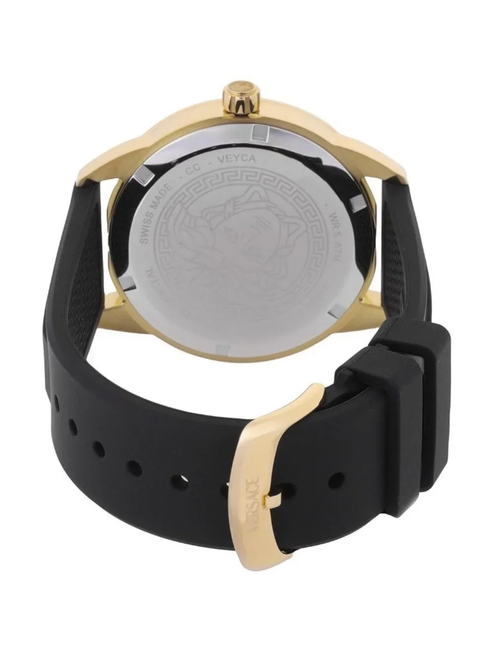 NWT Versace Greca Urban Quartz Blue Dial Men's Watch